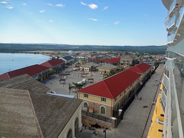 View from the ship of Falmouth, Jamaica